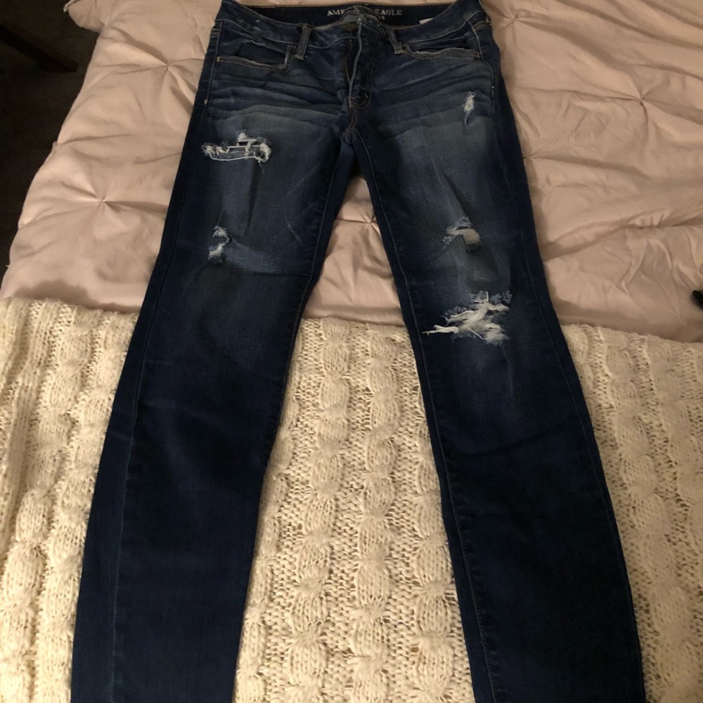 american eagle holy jeans